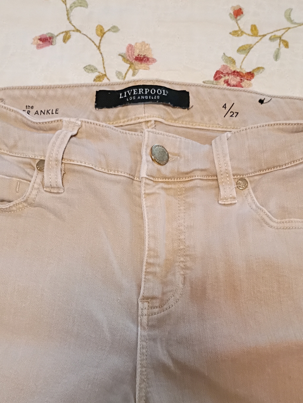 Liverpool Women's Pink Jeans Size 4/27 Like New